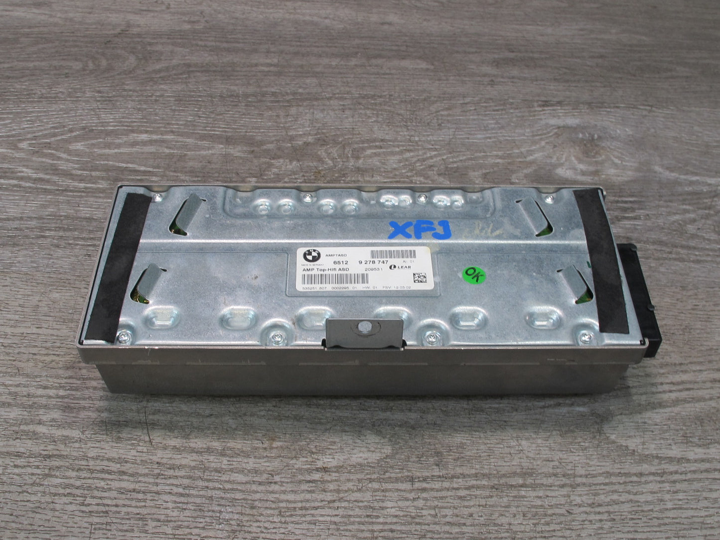 2012-2013 BMW E70 E71 X5 X5M TOP Hifi ASD Audio System Amplifier AMP 9278747