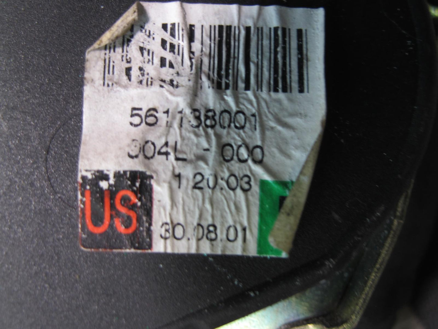 02-05 PORSCHE 911 CARRERA 996 CONVERTIBLE FRONT RIGHT & LEFT SIDE SEATBELT RETRACTOR SET OEM