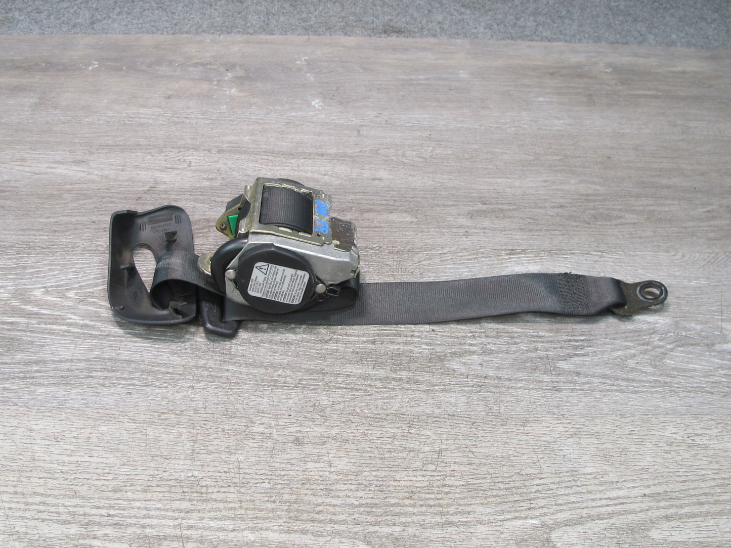 02-05 PORSCHE 911 CARRERA 996 CONVERTIBLE FRONT RIGHT & LEFT SIDE SEATBELT RETRACTOR SET OEM