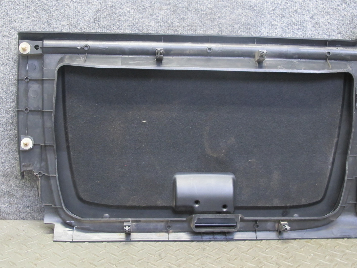 04-09 Nissan 350Z Z33 Conv Rear Behind Seat Luggage Storage Trim Cover Black OEM