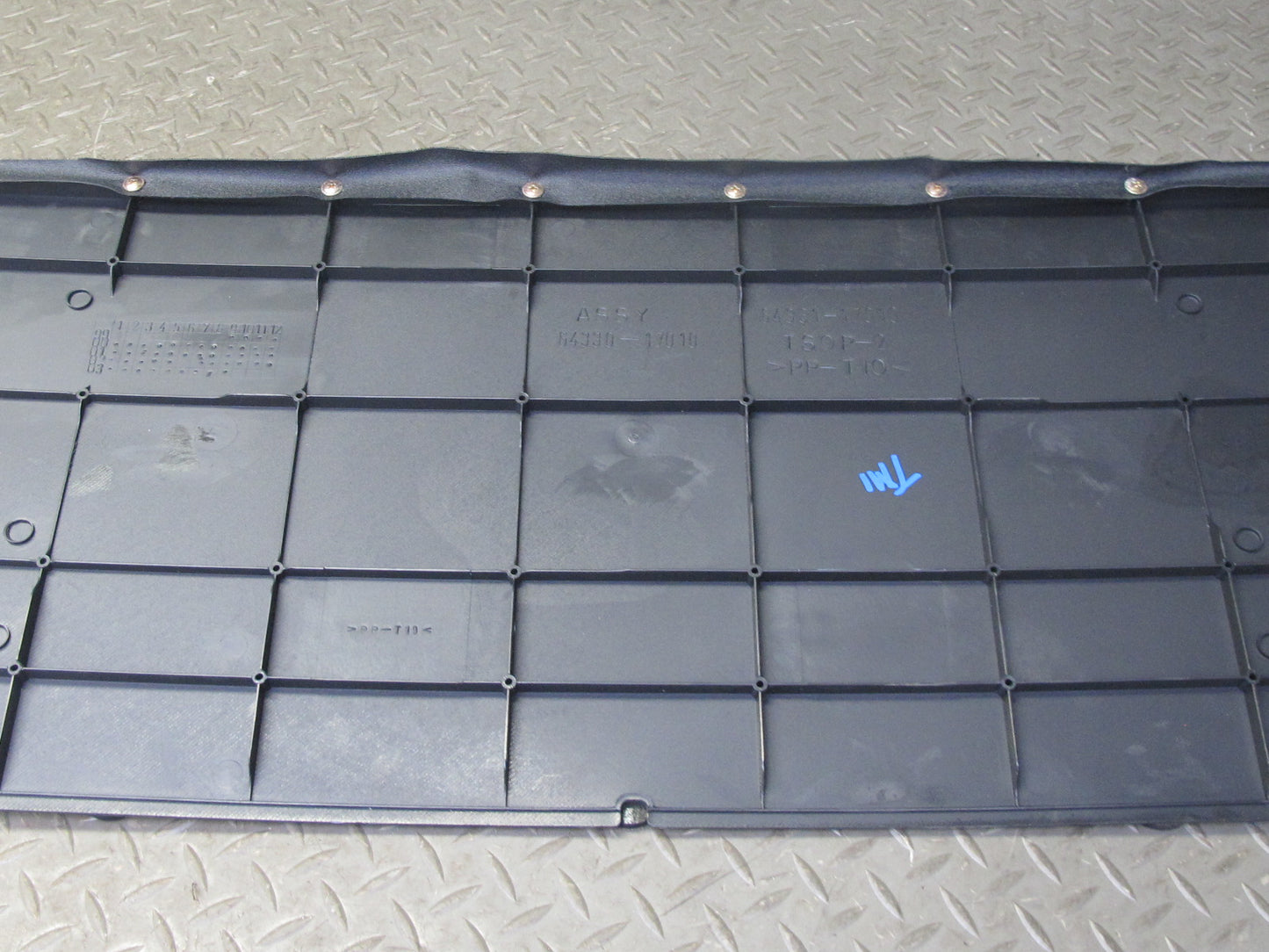 00-05 Toyota MR2 Spyder ZZW30L Rear Convertible Trim Cover Panel Black OEM