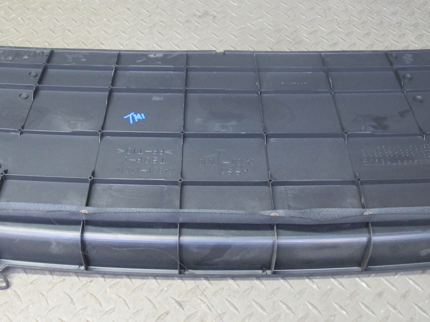00-05 Toyota MR2 Spyder ZZW30L Rear Convertible Trim Cover Panel Black OEM