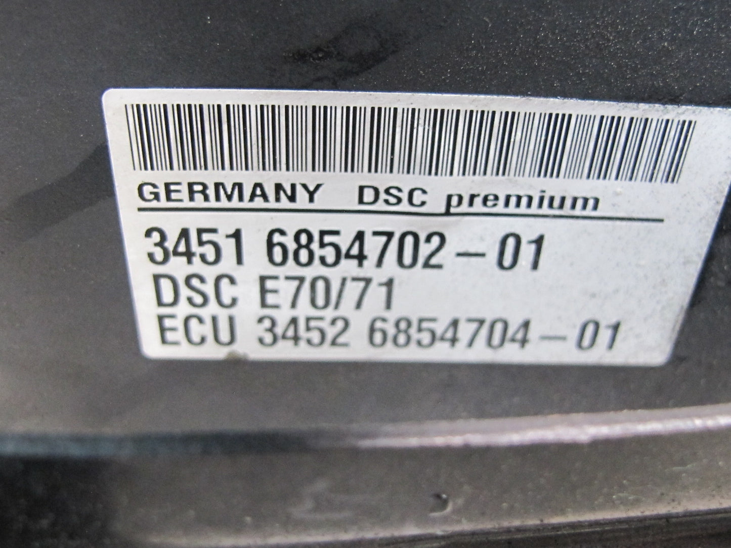 2007-2014 BMW E70 E71 E72 X6 X6M Anti Lock Brake ABS Pump Module 6854702