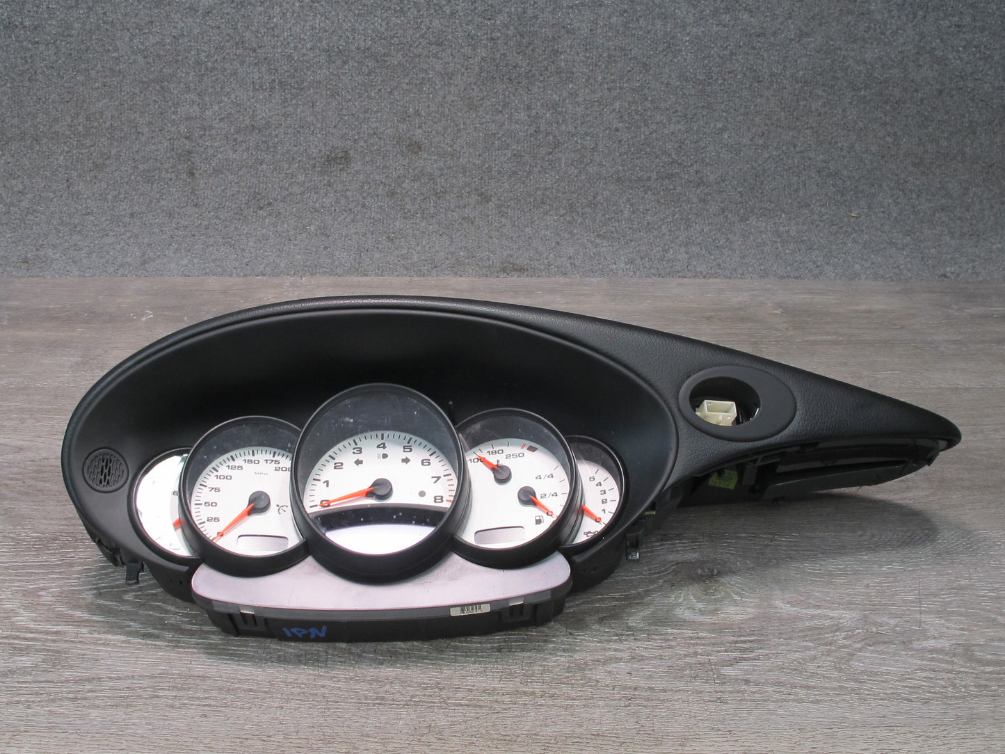 2002-2004 Porsche 911 996 M/T Instrument Cluster Gauge Speedometer w Trim