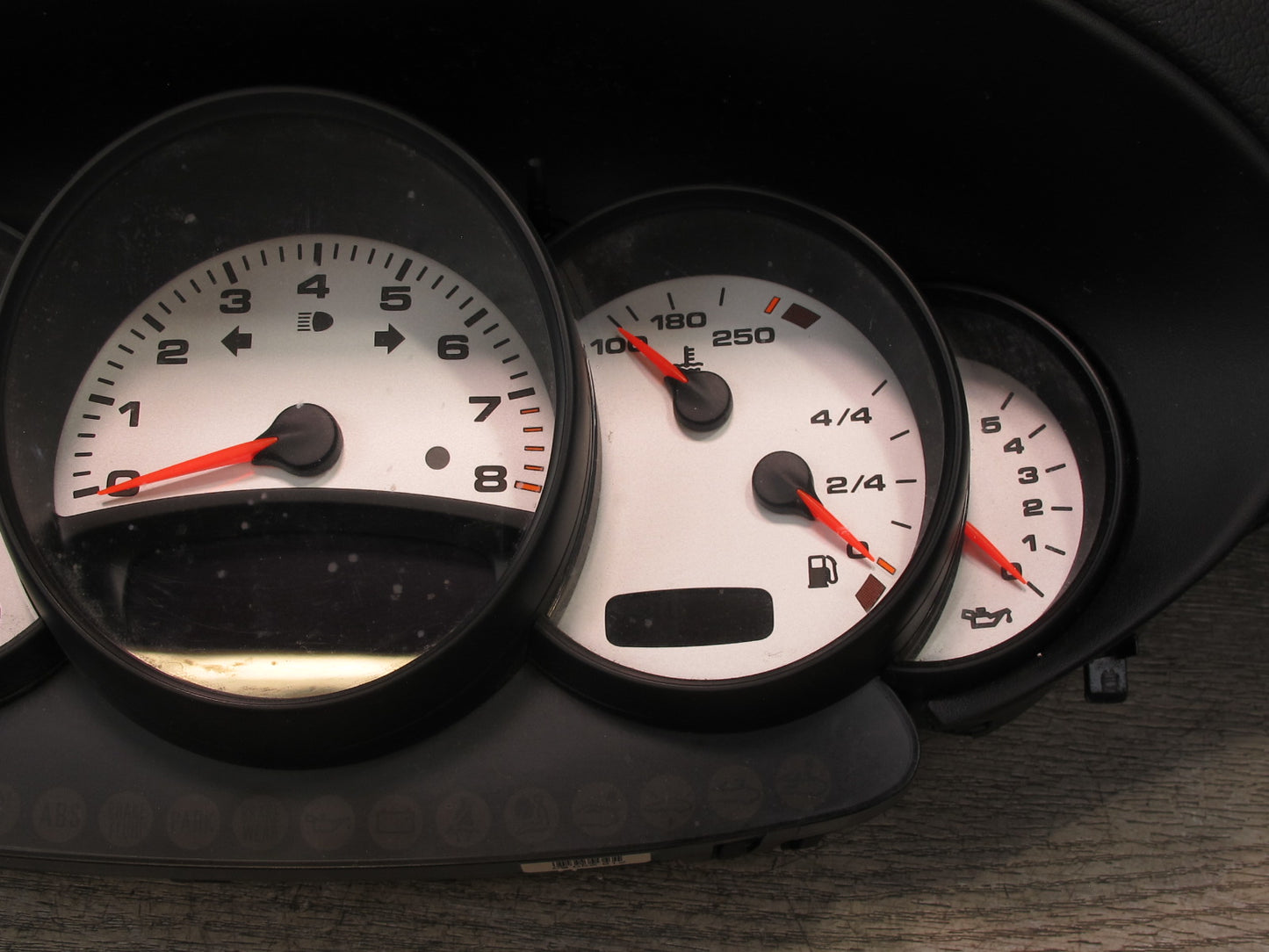 2002-2004 Porsche 911 996 M/T Instrument Cluster Gauge Speedometer w Trim