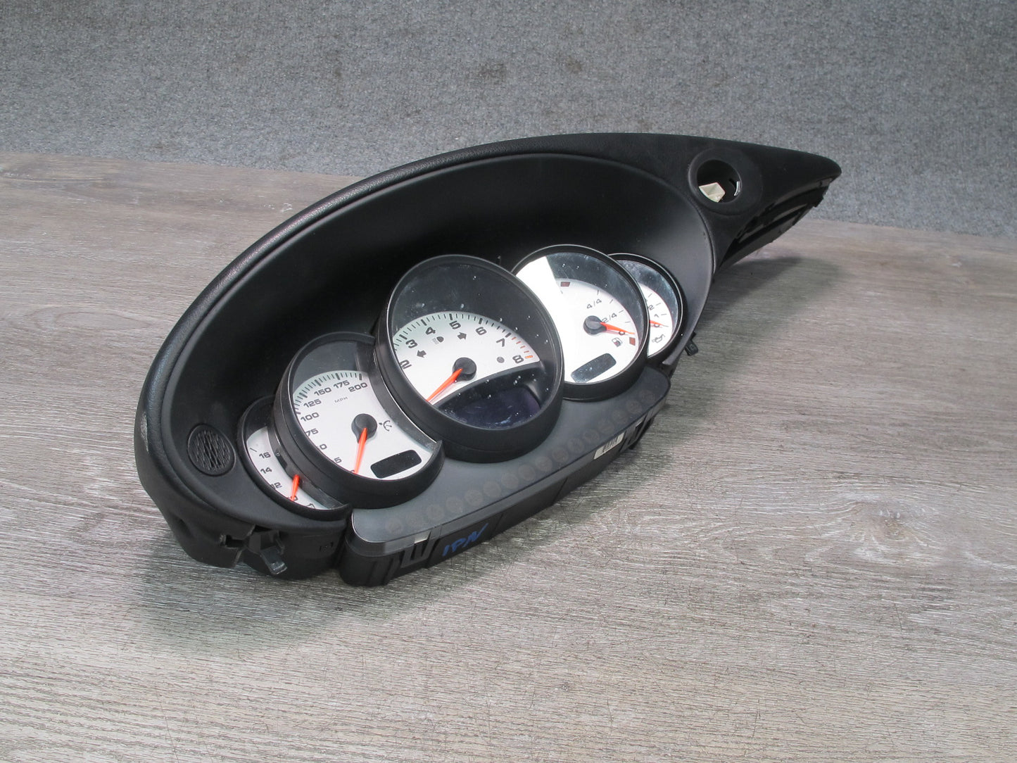 2002-2004 Porsche 911 996 M/T Instrument Cluster Gauge Speedometer w Trim