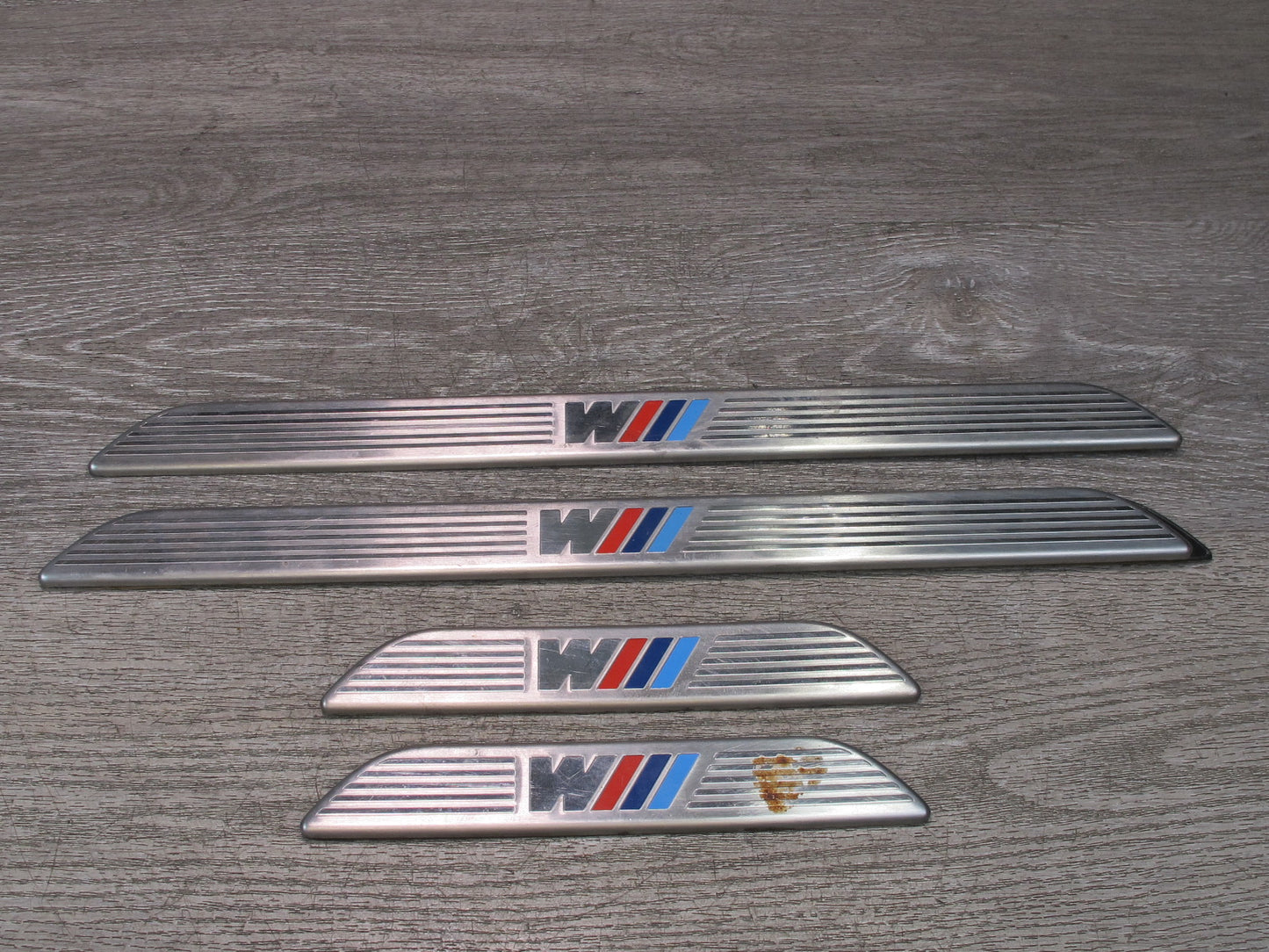 2008-2014 BMW E71 E72 X6 X6M M Sport Front & Rear Door Scuff Sill Plate Trim Set