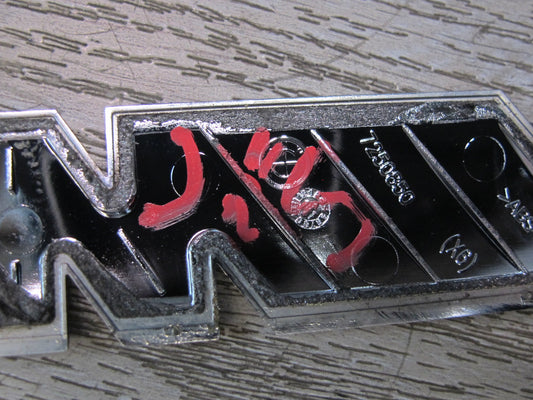 2010-2014 BMW E71 X6M Rear Trunk Lid Tailgate Emblem Logo Badge Set