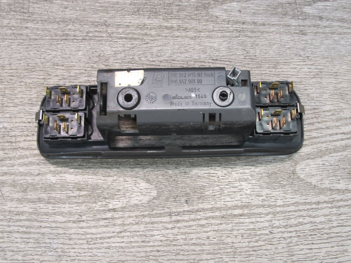 2000-2005 Porsche 911 Carrera 996 Center Console Master Window Switch