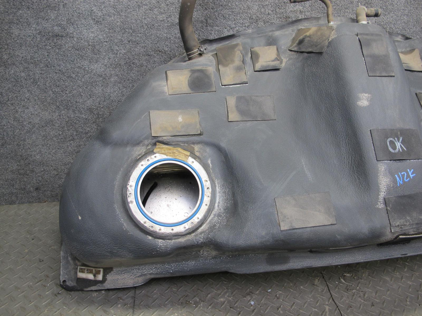 07-09 Nissan 350Z Z33 Convert Fuel Gas Tank Reservoir w Fuel Filler Neck 51K OEM