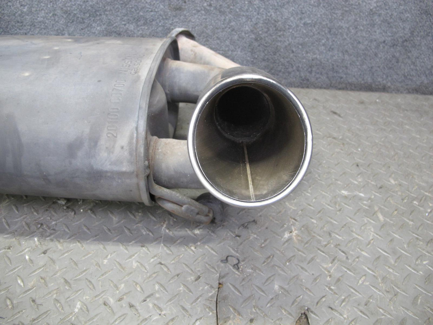 07-09 Nissan 350Z Z33 Convert VQ35HR Rear Exhaust Muffler 51K 20100-CD700 OEM