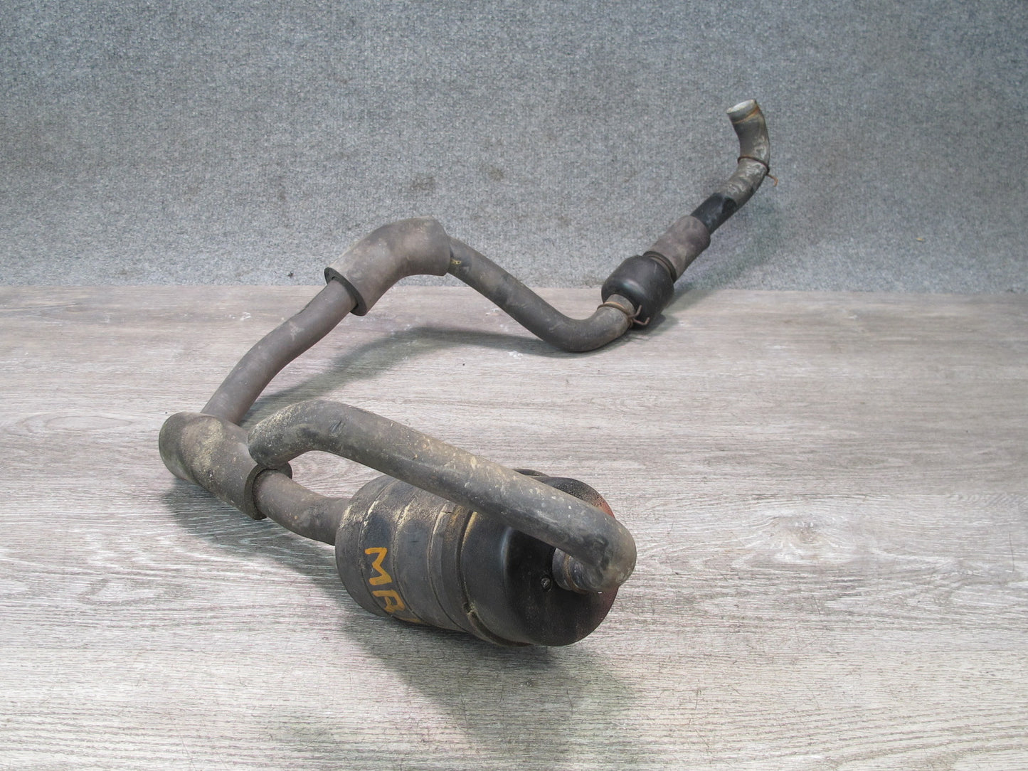86-88 Mazda RX7 Air Intake Pump Cleaner Tank Bottle Reservoir w Hose Pipe OEM
