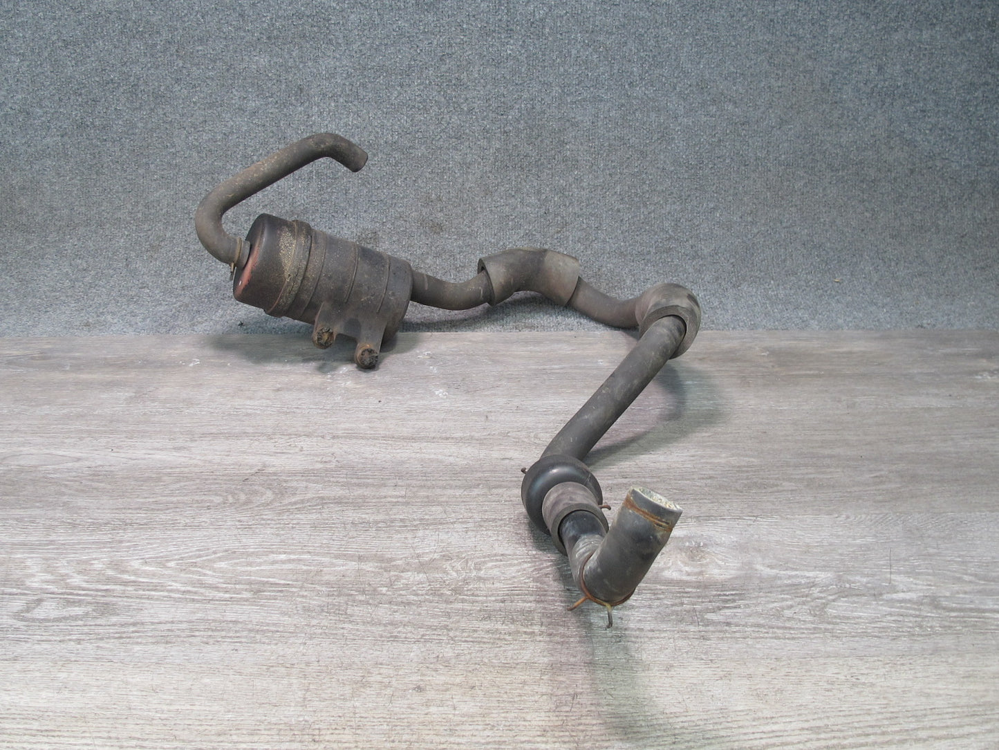 86-88 Mazda RX7 Air Intake Pump Cleaner Tank Bottle Reservoir w Hose Pipe OEM