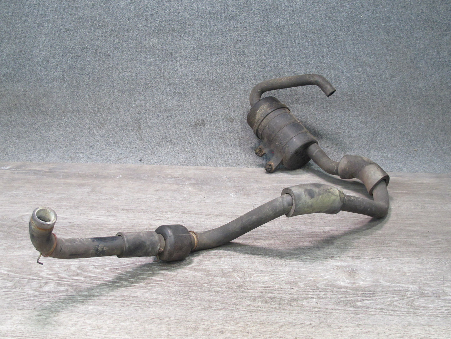 86-88 Mazda RX7 Air Intake Pump Cleaner Tank Bottle Reservoir w Hose Pipe OEM