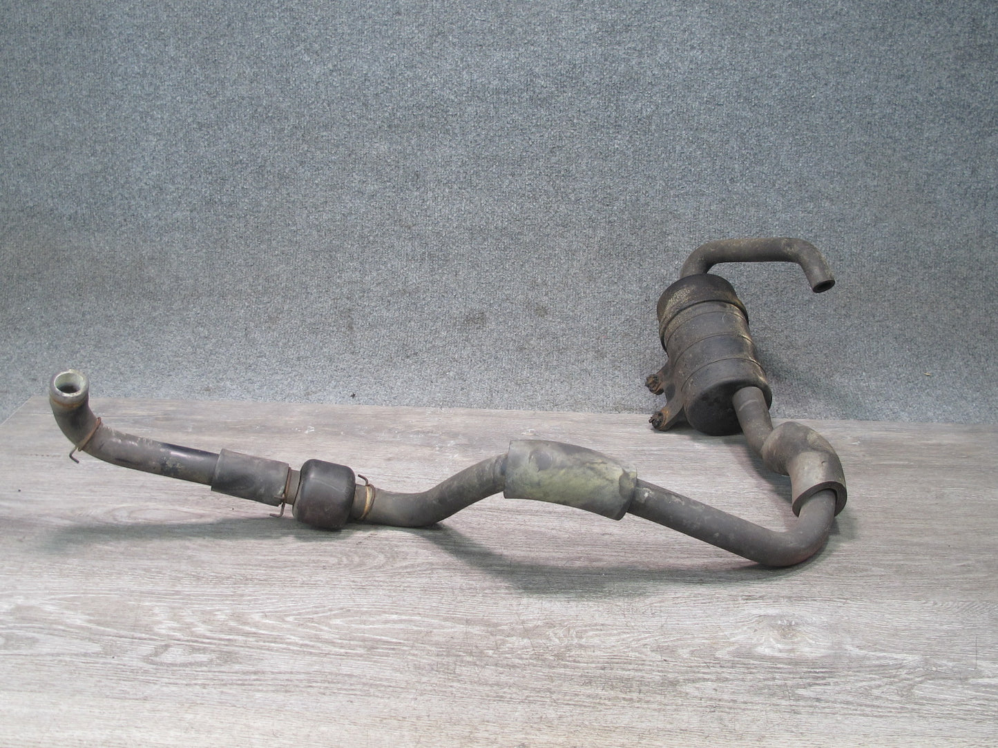 86-88 Mazda RX7 Air Intake Pump Cleaner Tank Bottle Reservoir w Hose Pipe OEM
