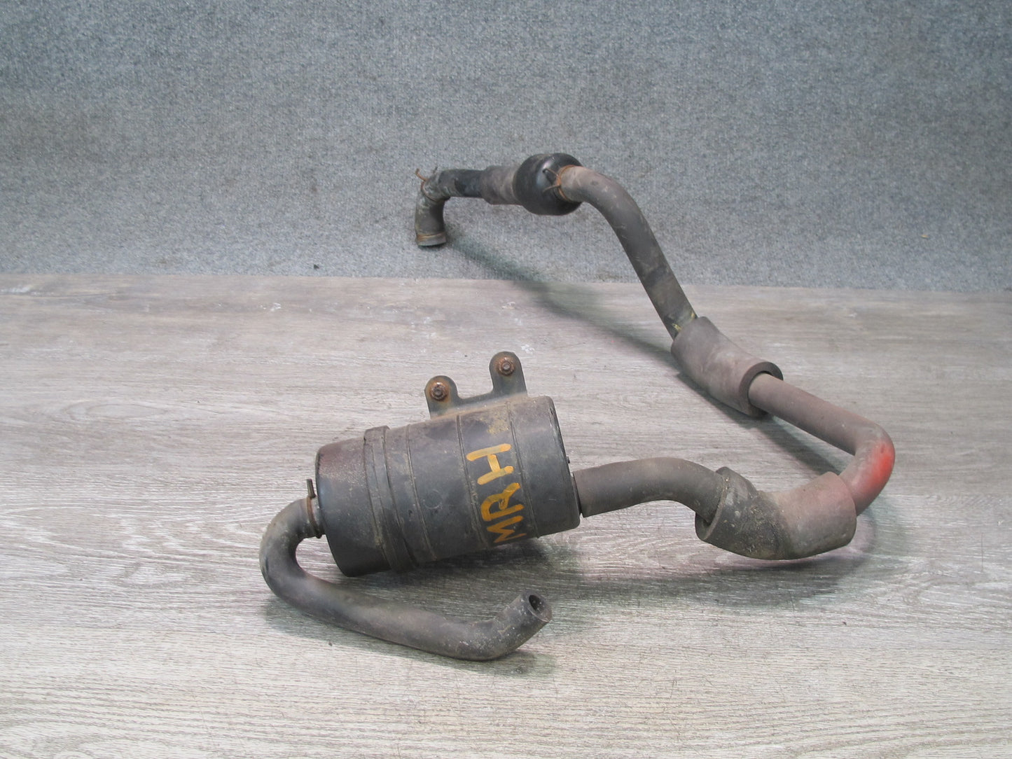 86-88 Mazda RX7 Air Intake Pump Cleaner Tank Bottle Reservoir w Hose Pipe OEM