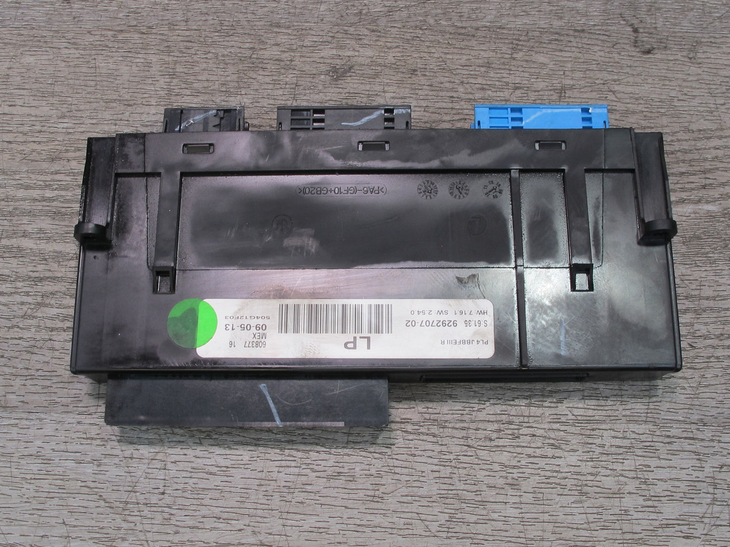 2010-2014 BMW E71 X6 X6M PL4 Jbbfeiii Body Control Module Unit BCM BCU 9292707