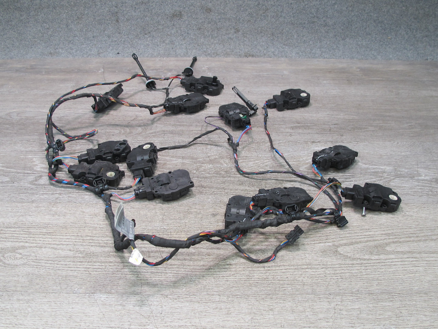 2008-2014 BMW E71 X6 X6M A/C Heater Flap Door Actuator Motor Wiring Set