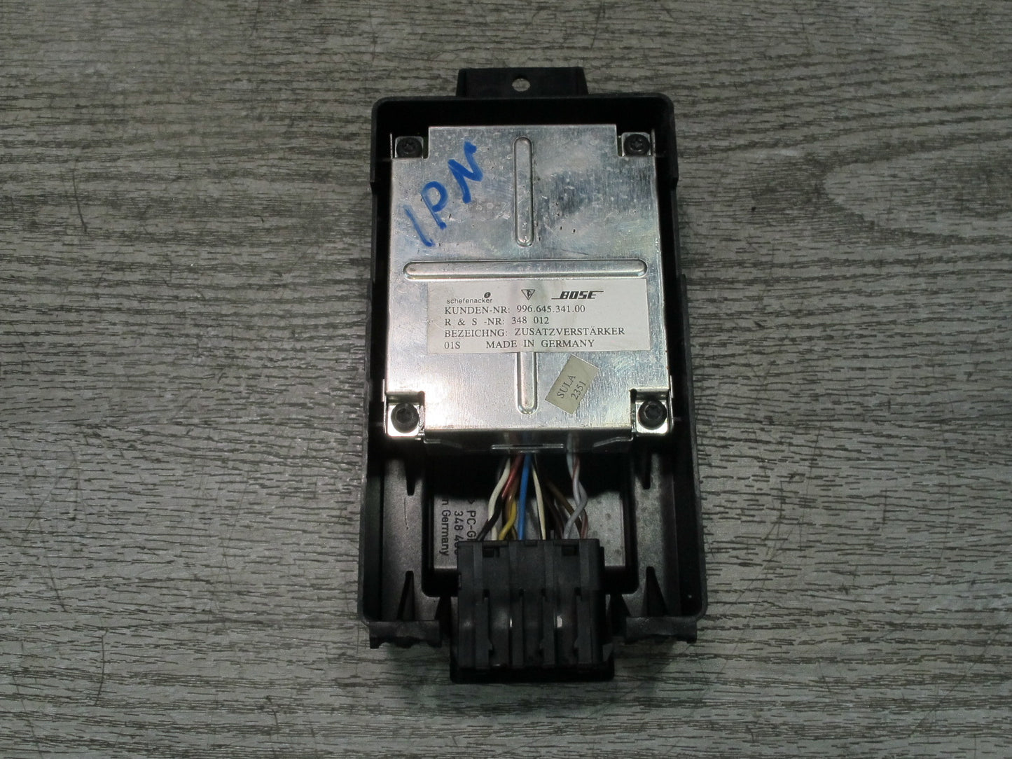 2002 Porsche 911 Carrera 996 Bode Additional Audio Amplifier AMP 99664534100