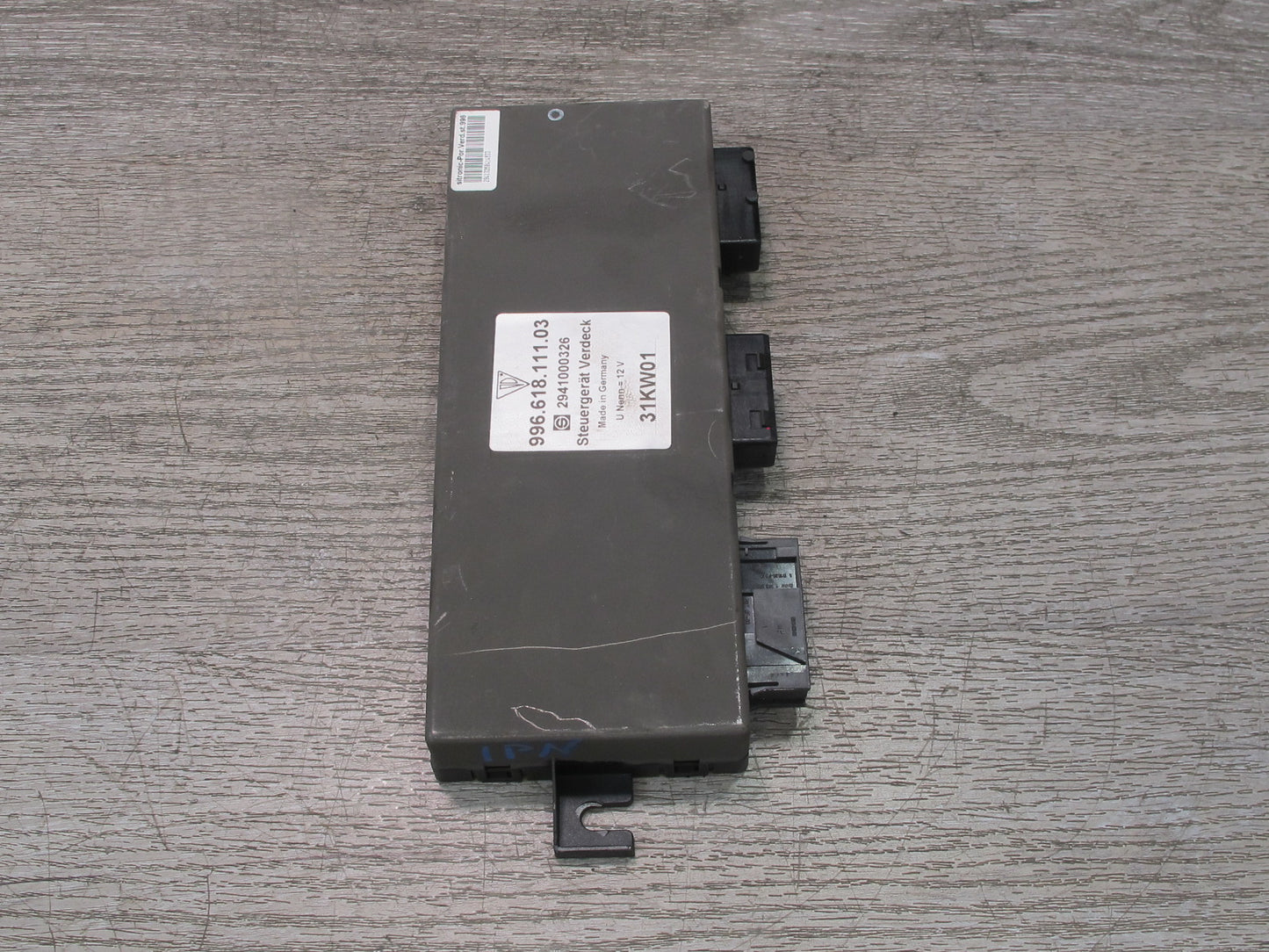 1999-2005 Porsche 911 996 Convertible TOP Roof Control Module 99661811103