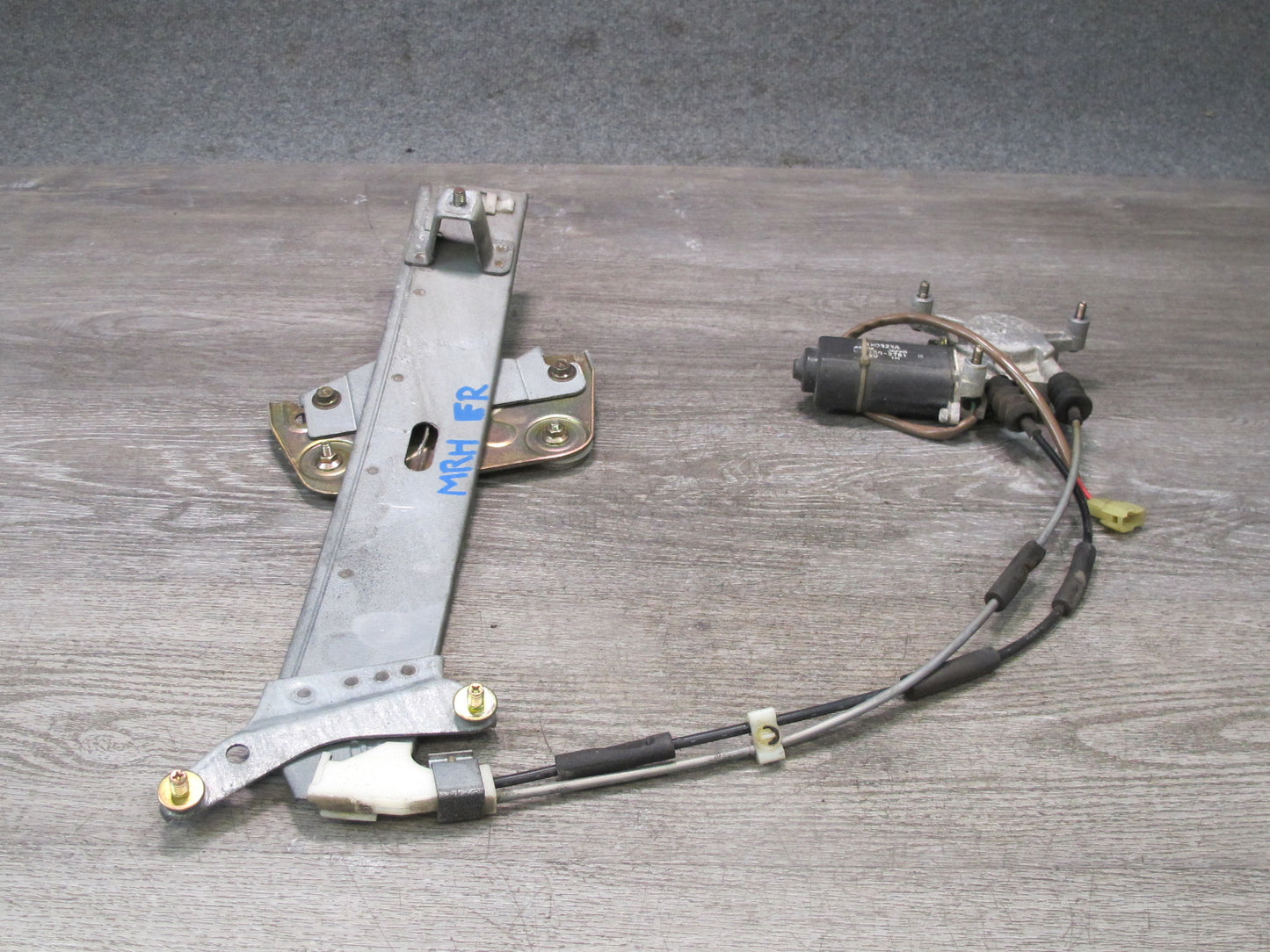 88-90 Mazda RX7 FC3S Convertible Right Door Power Window Regulator w Motor OEM