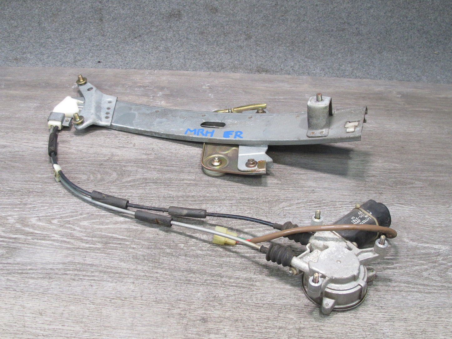 88-90 Mazda RX7 FC3S Convertible Right Door Power Window Regulator w Motor OEM