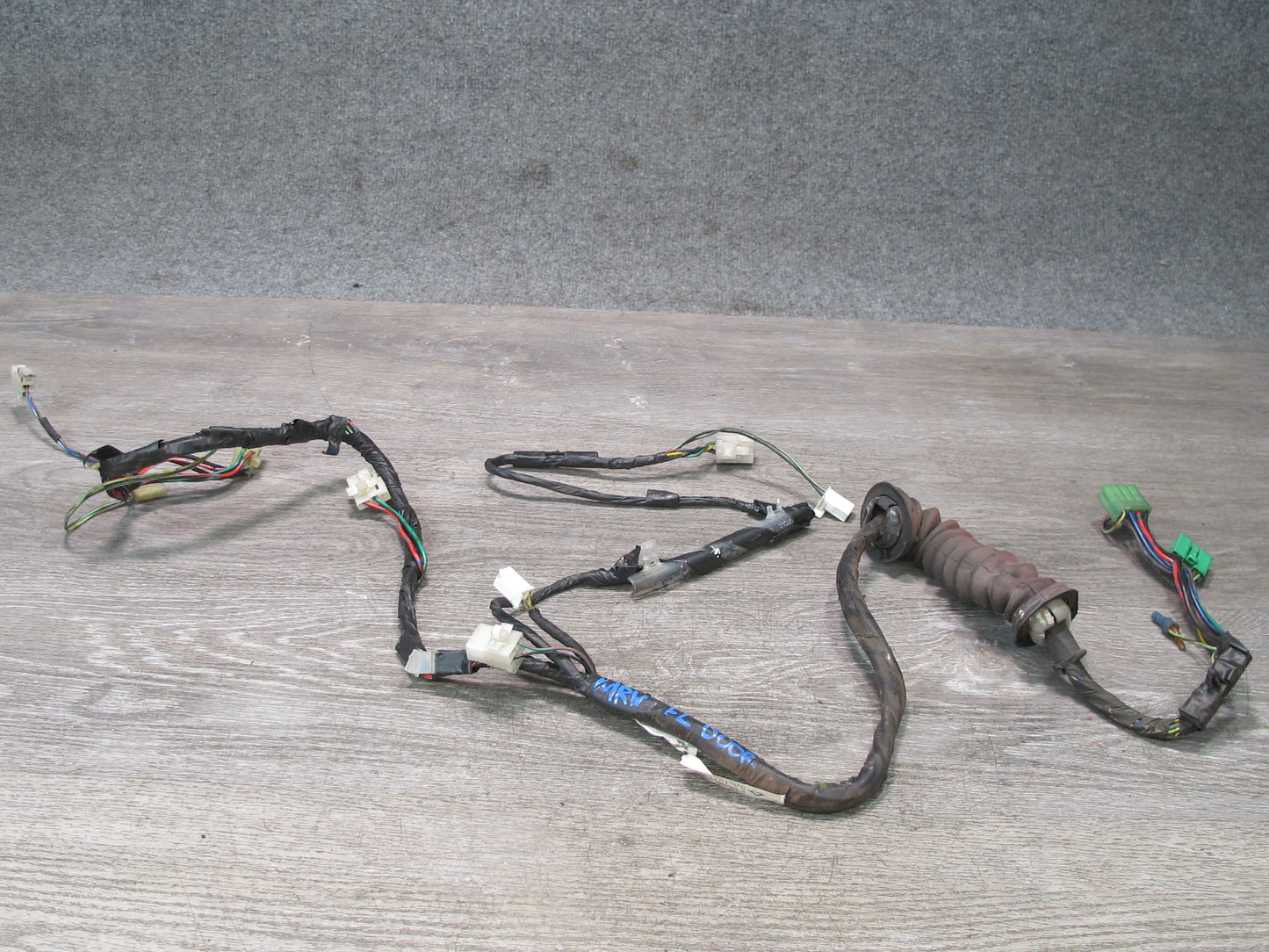 88-91 Mazda RX7 FC3S Convertible Left Driver Door Wire Wiring Harness OEM