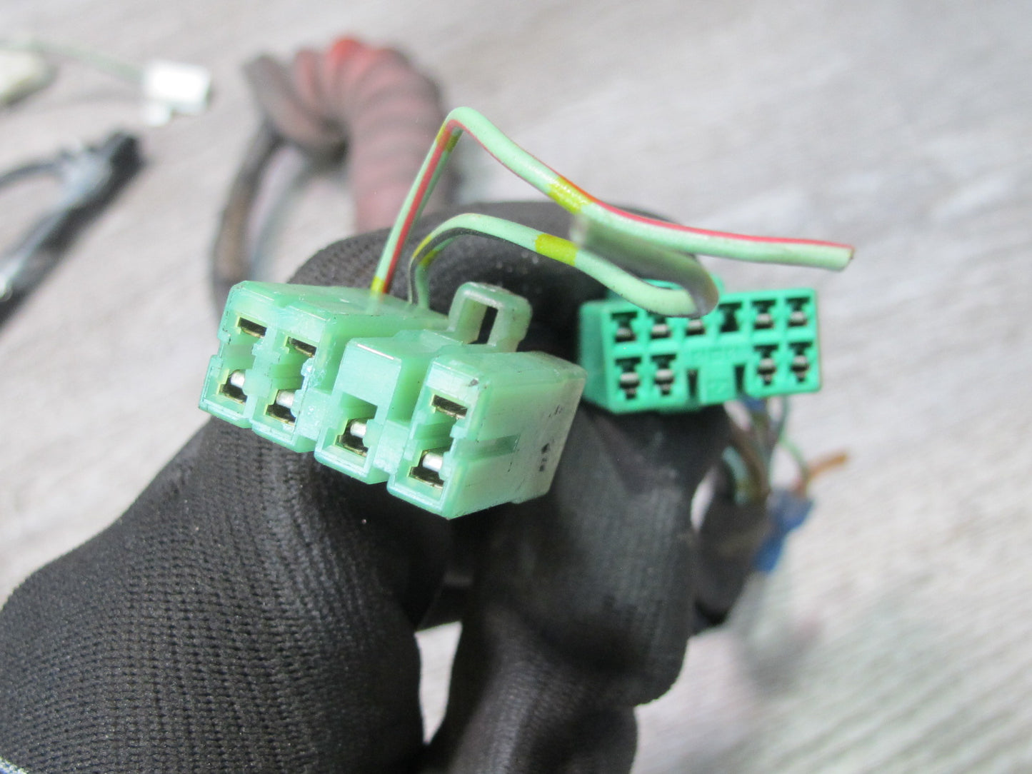 88-91 Mazda RX7 FC3S Convertible Left Driver Door Wire Wiring Harness OEM