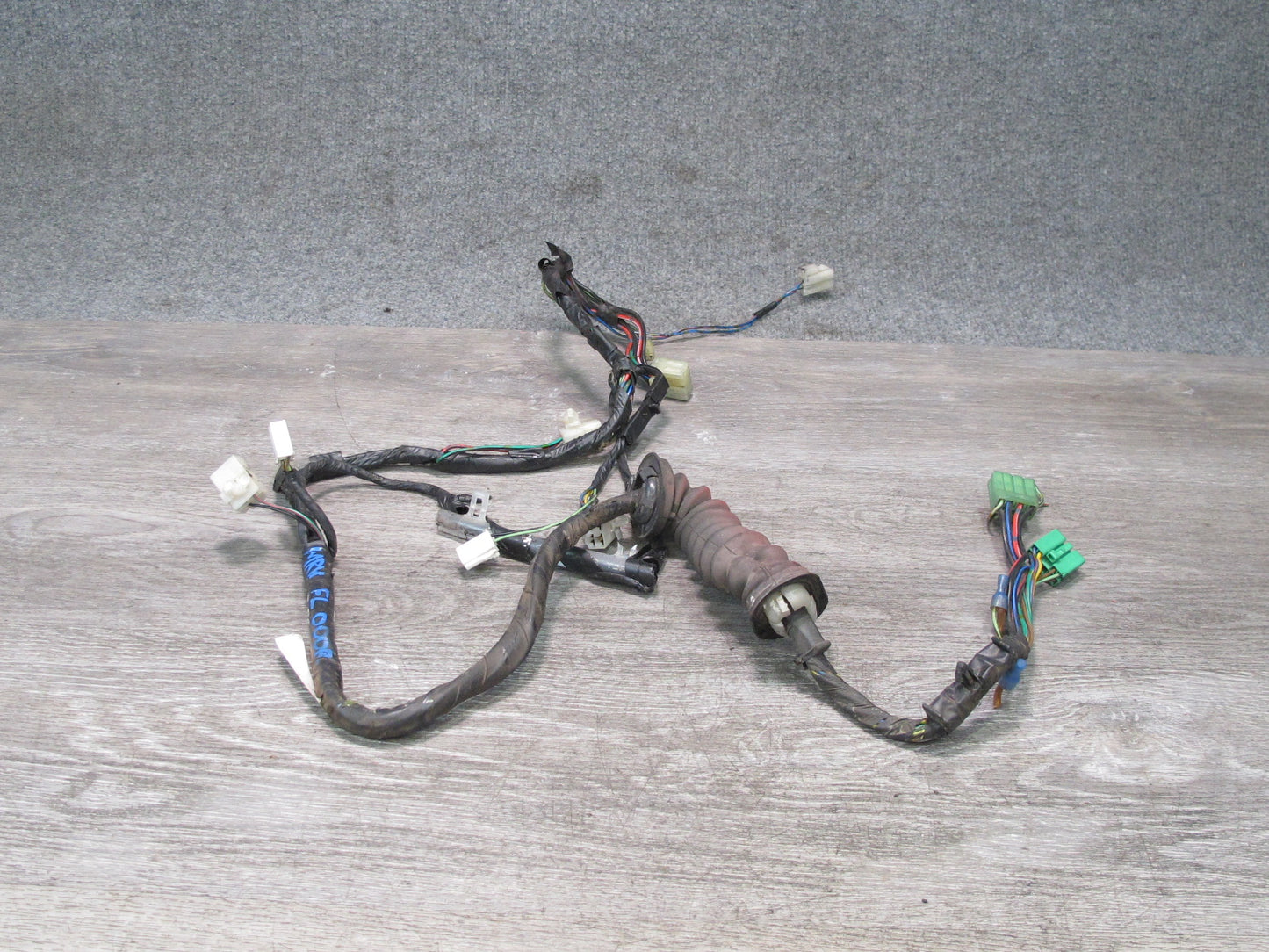 88-91 Mazda RX7 FC3S Convertible Left Driver Door Wire Wiring Harness OEM