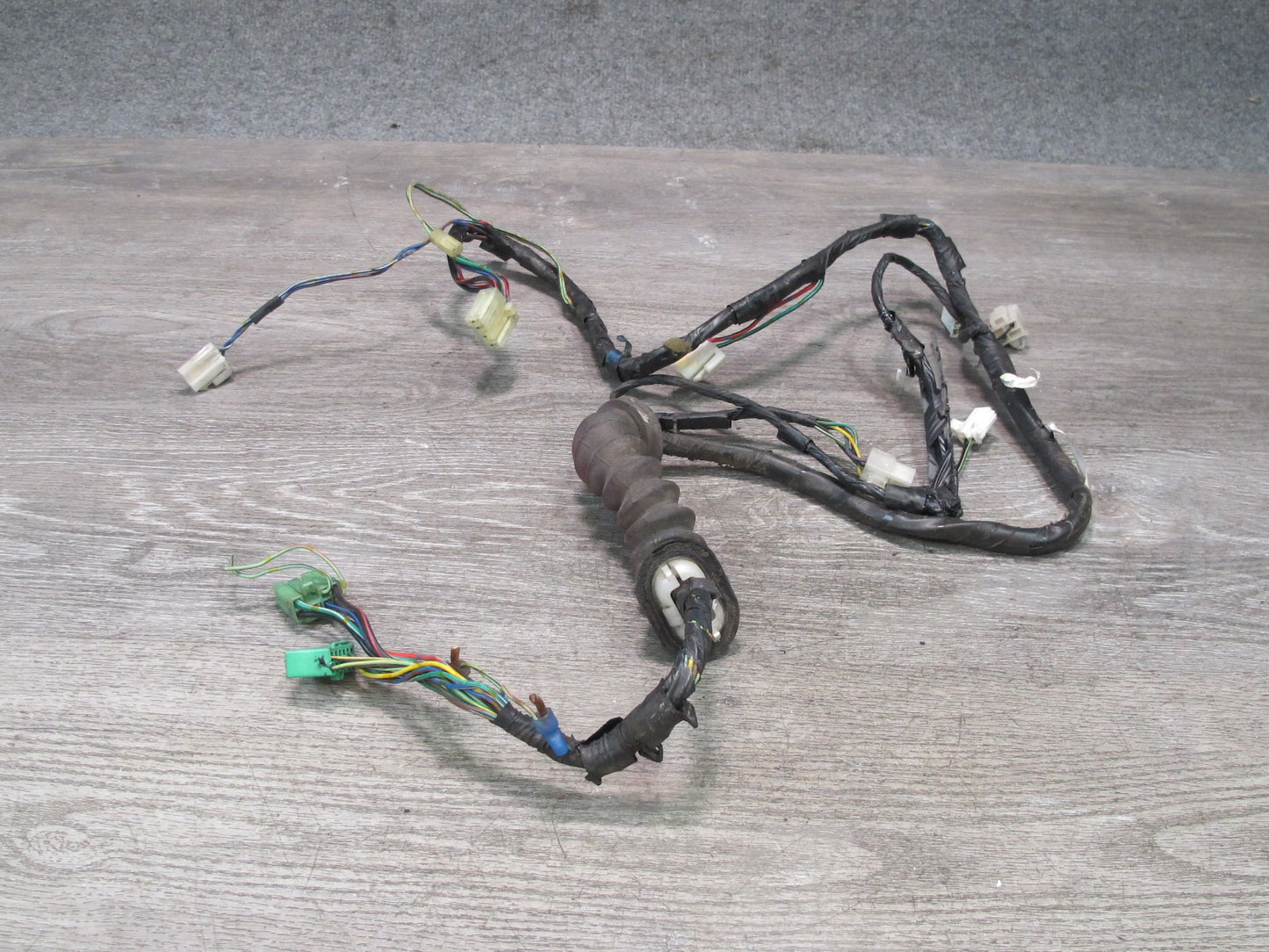 88-91 Mazda RX7 FC3S Convertible Left Driver Door Wire Wiring Harness OEM