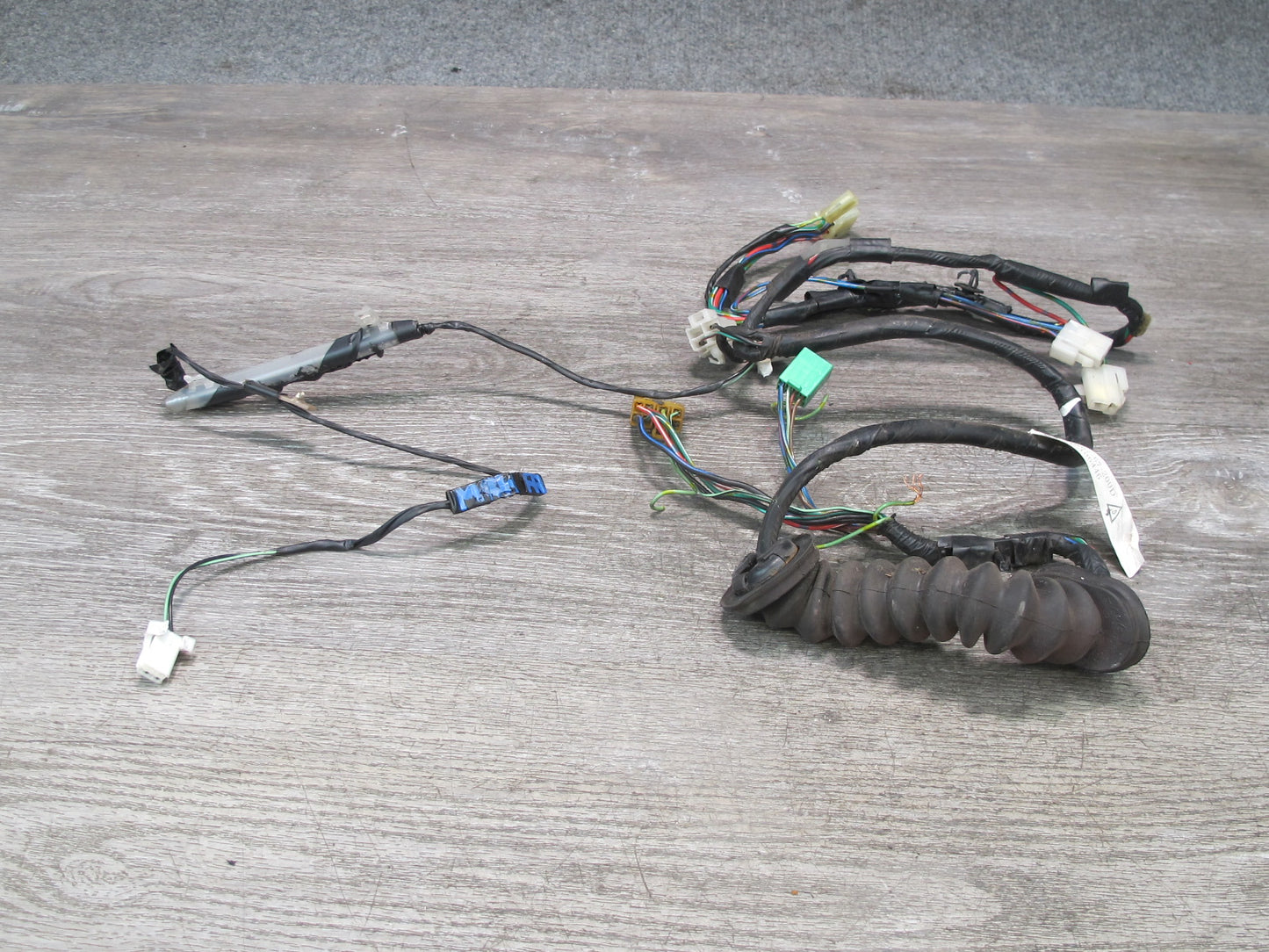 88-91 Mazda RX7 FC3S Convertible Right Passenger Door Wire Wiring Harness OEM