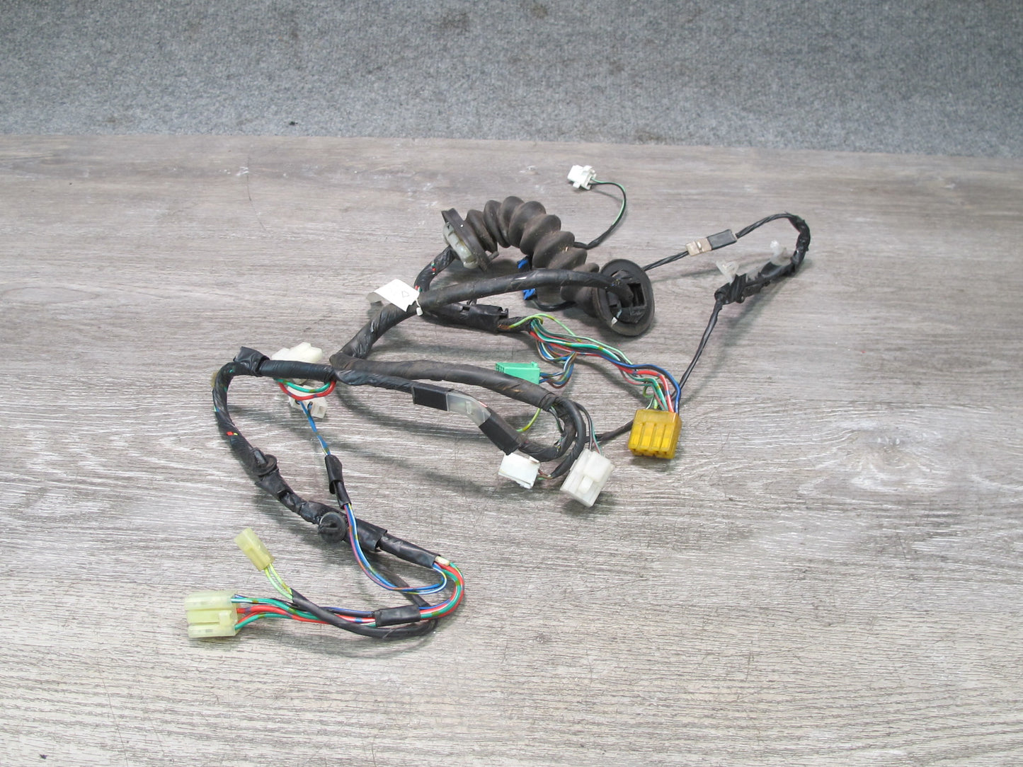 88-91 Mazda RX7 FC3S Convertible Right Passenger Door Wire Wiring Harness OEM