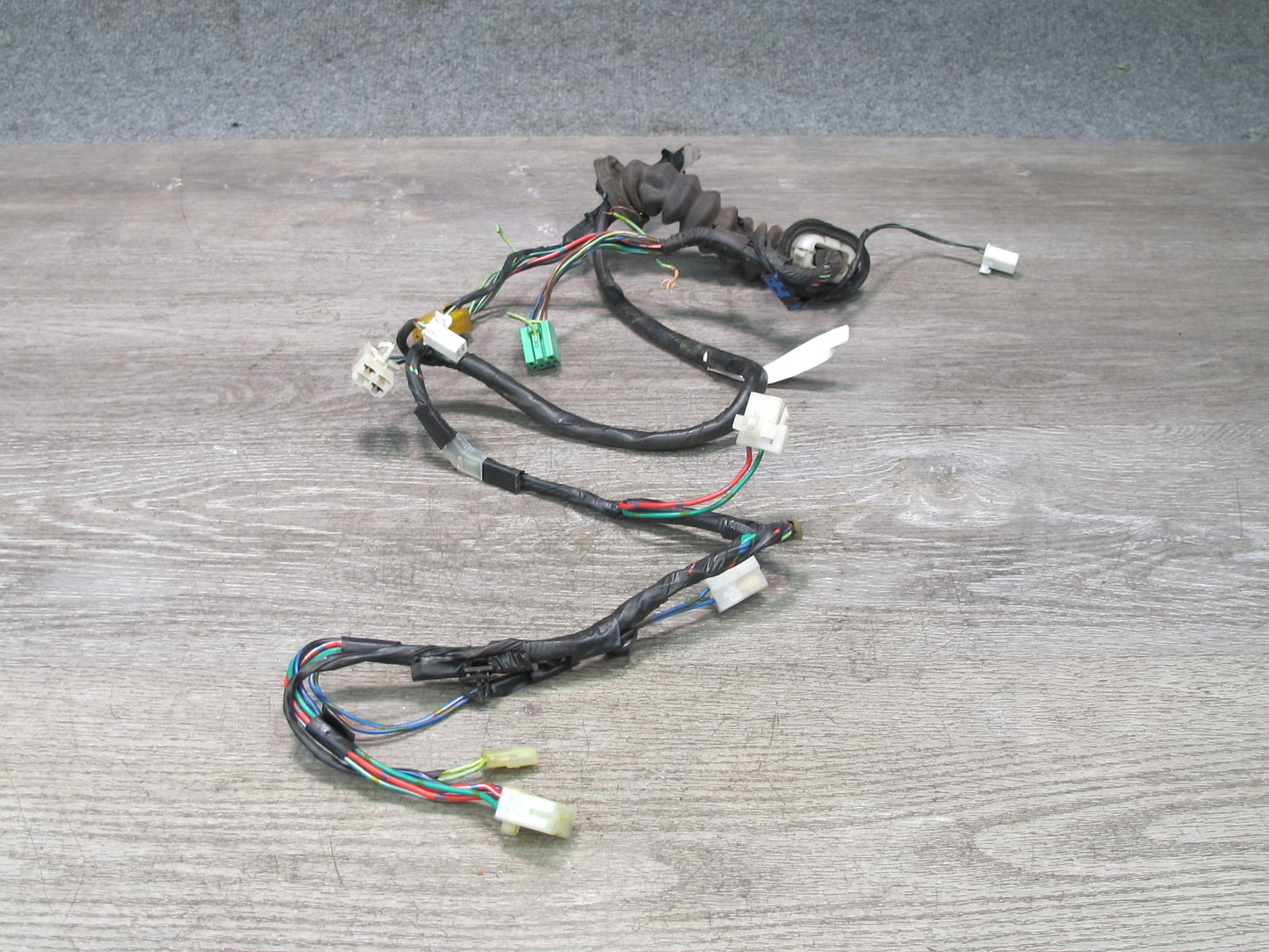 88-91 Mazda RX7 FC3S Convertible Right Passenger Door Wire Wiring Harness OEM