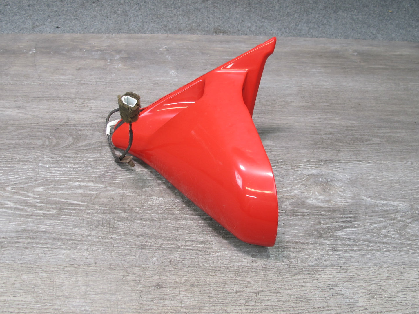 86-88 Mazda RX7 FC3S NA Left Driver Door Side View Power Mirror Sunrise RED OEM