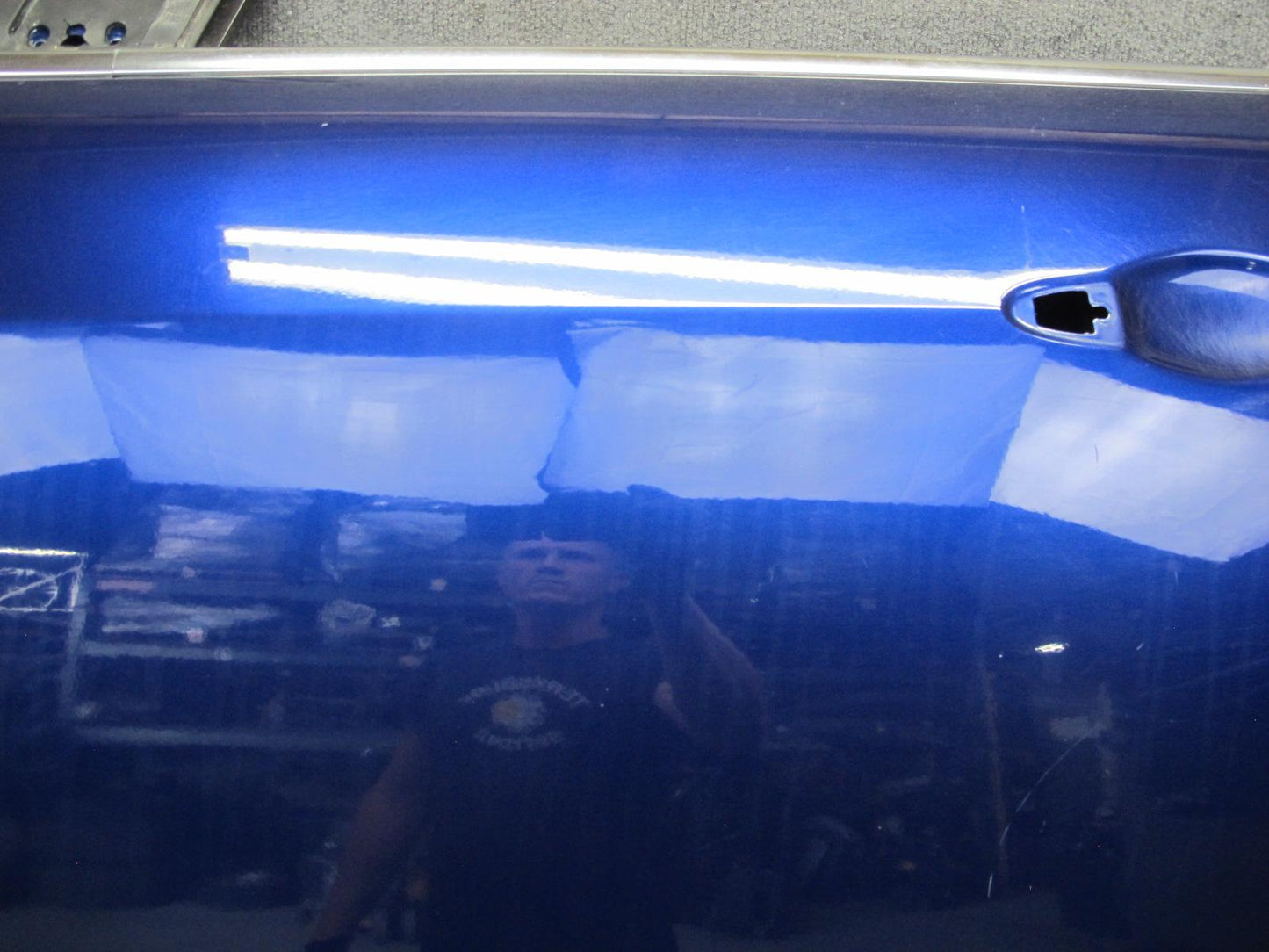 2017-2020 Maserati Levante M161 Front Left Driver Side Door Shell Panel Blue