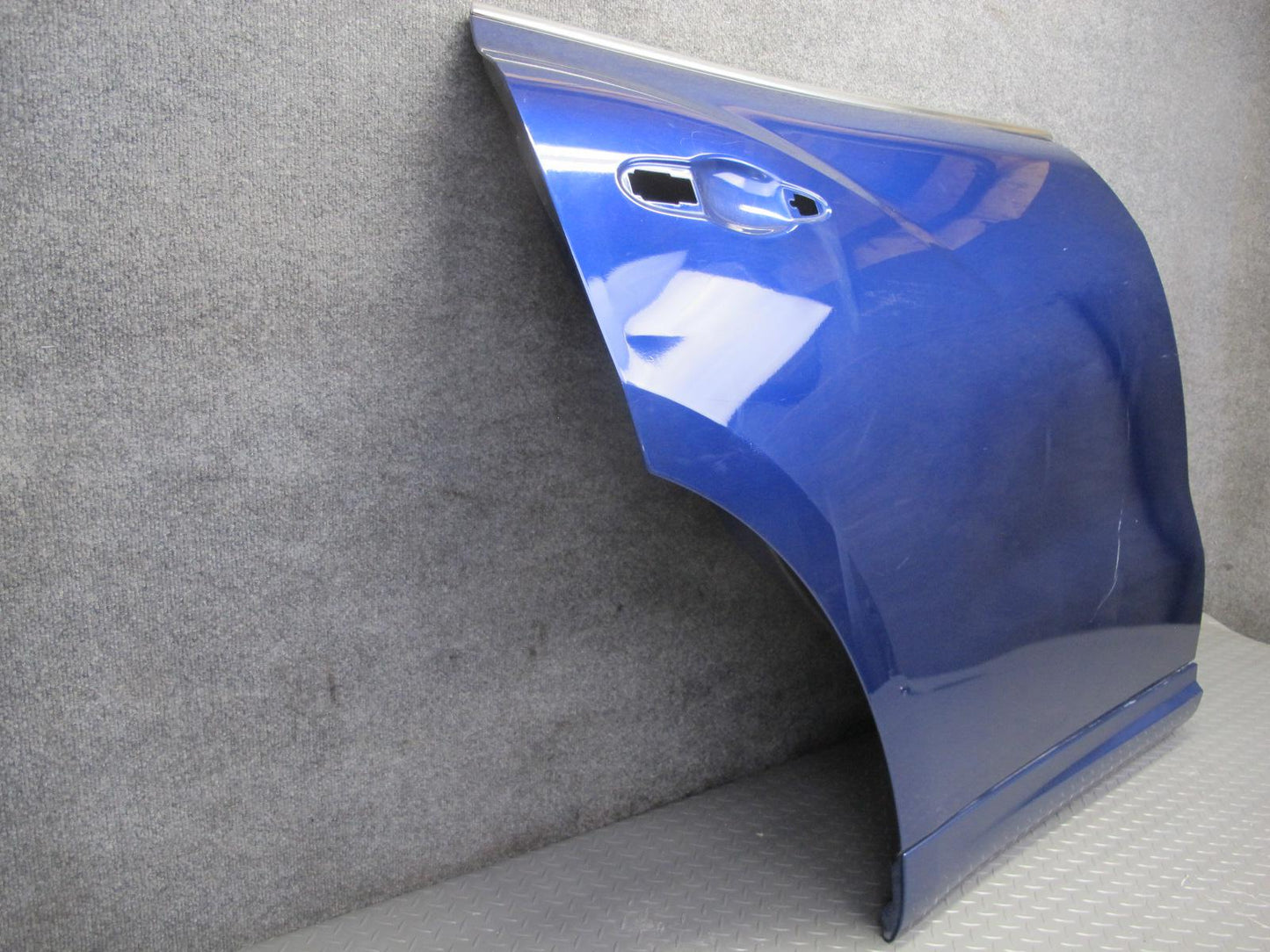 2017-2020 Maserati Levante M161 Rear Right Passenger Side Door Shell Panel Blue