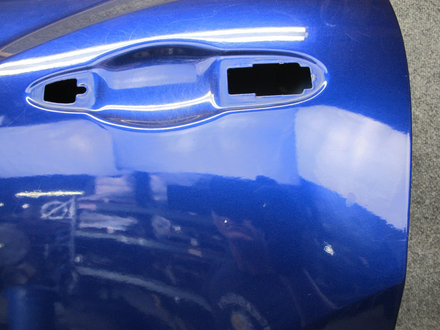 2017-2020 Maserati Levante M161 Rear Left Driver Side Door Shell Panel Blue