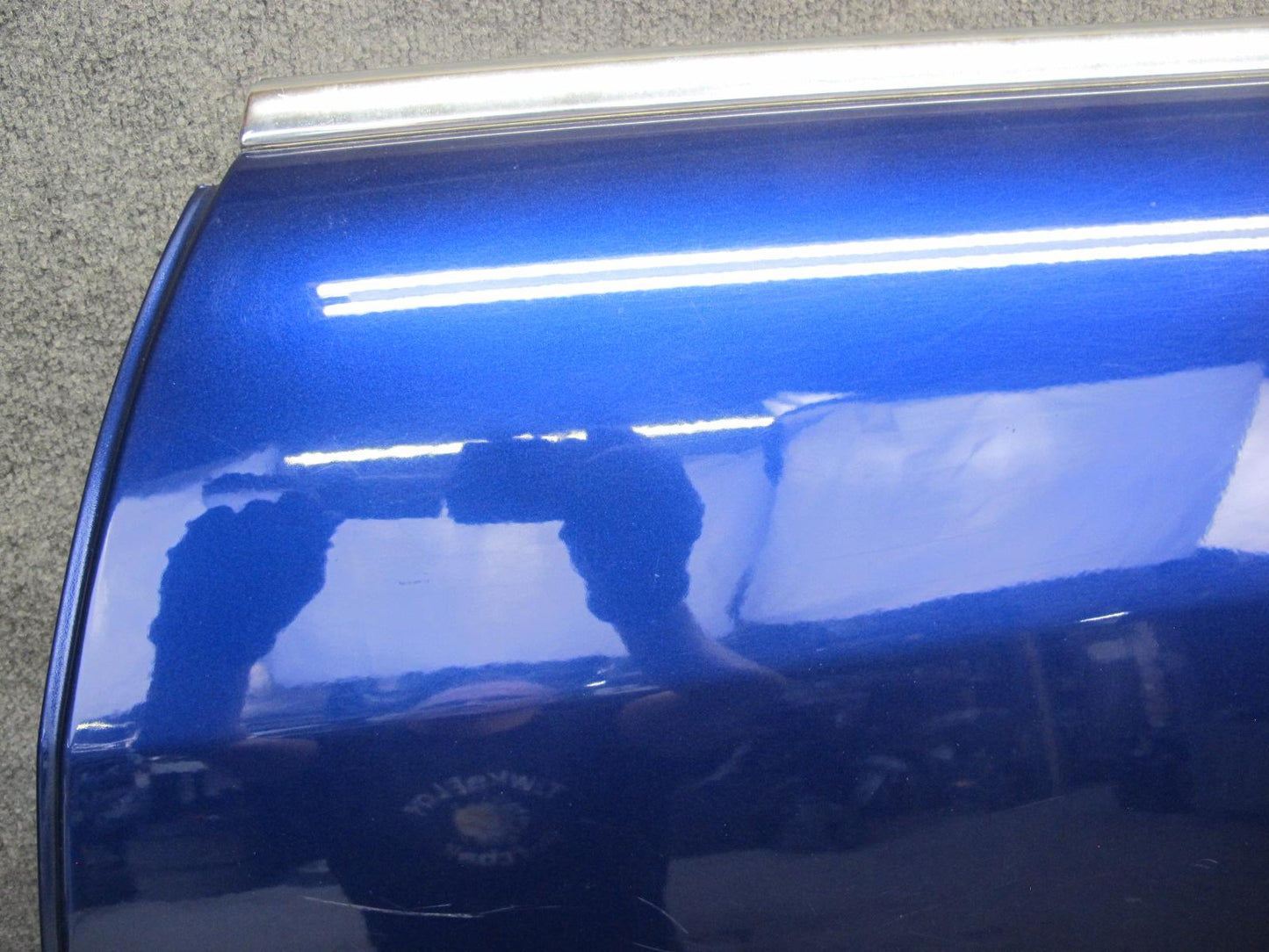 2017-2020 Maserati Levante M161 Rear Left Driver Side Door Shell Panel Blue