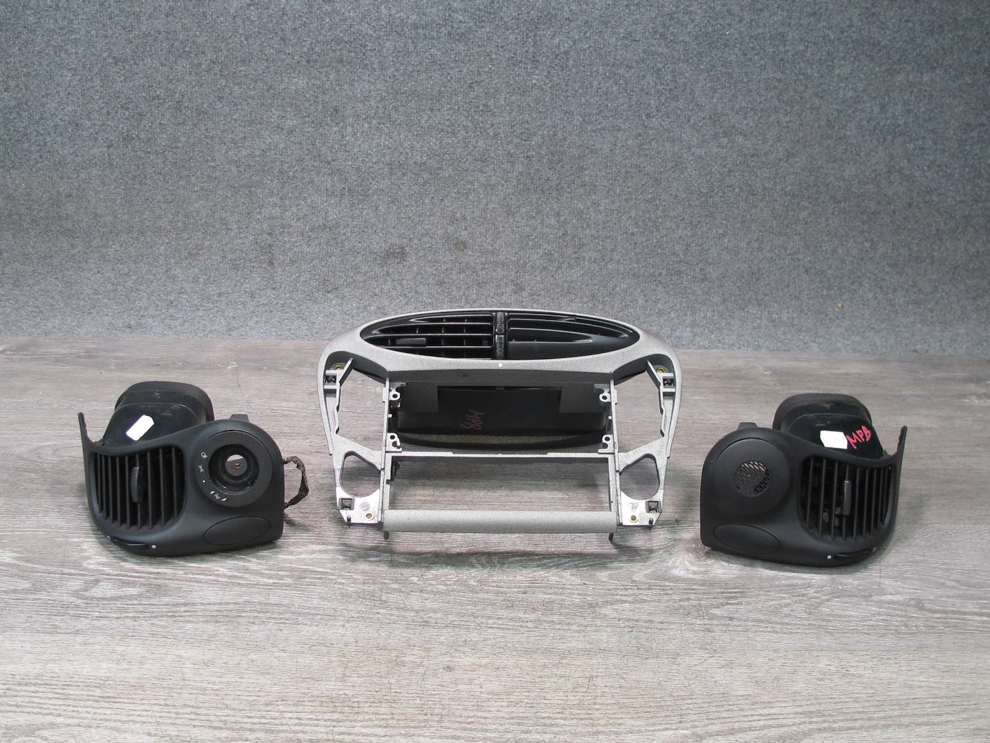 97-02 Porsche Boxster 986 Dash Left Center Right A/C Heater Air Vent Grille Set