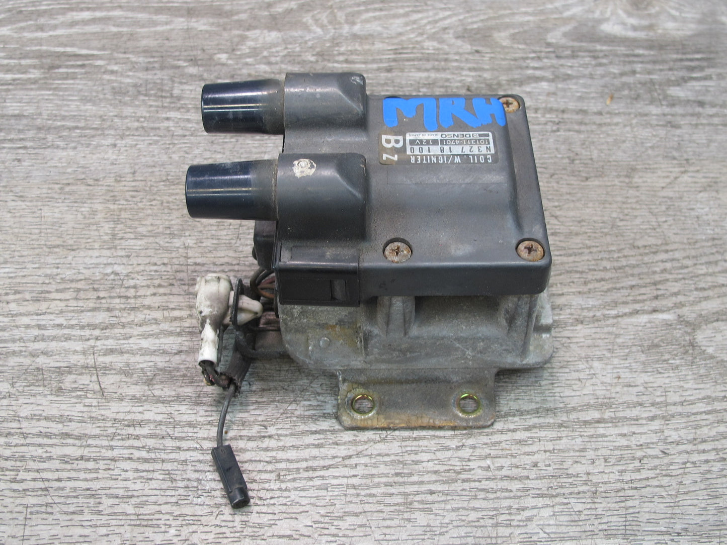 86-91 Mazda RX7 FC3S Leading Ignition Coil w Igniter N327 18 100 OEM