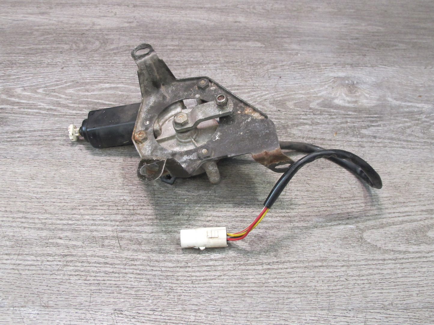 86-91 Mazda RX7 FC3S Front Right Pop-up Headlight Motor Actuator w Bracket OEM