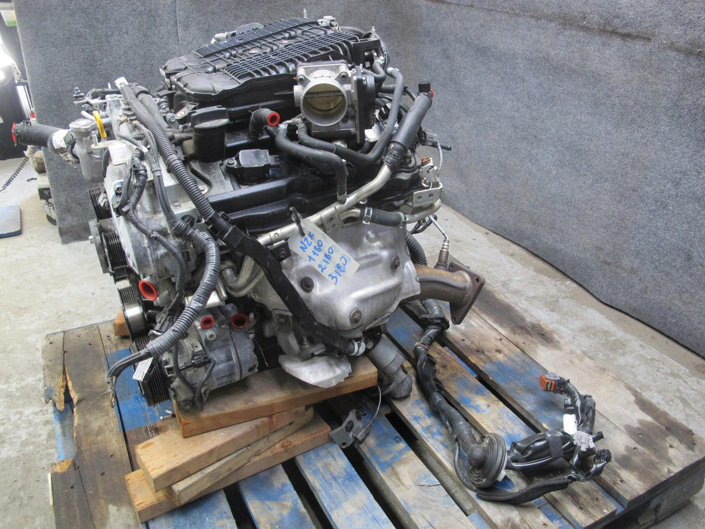07-09 Nissan 350Z 3.5L VQ35HR VIN B 4TH Digit Complete Engine Motor 51K Miles