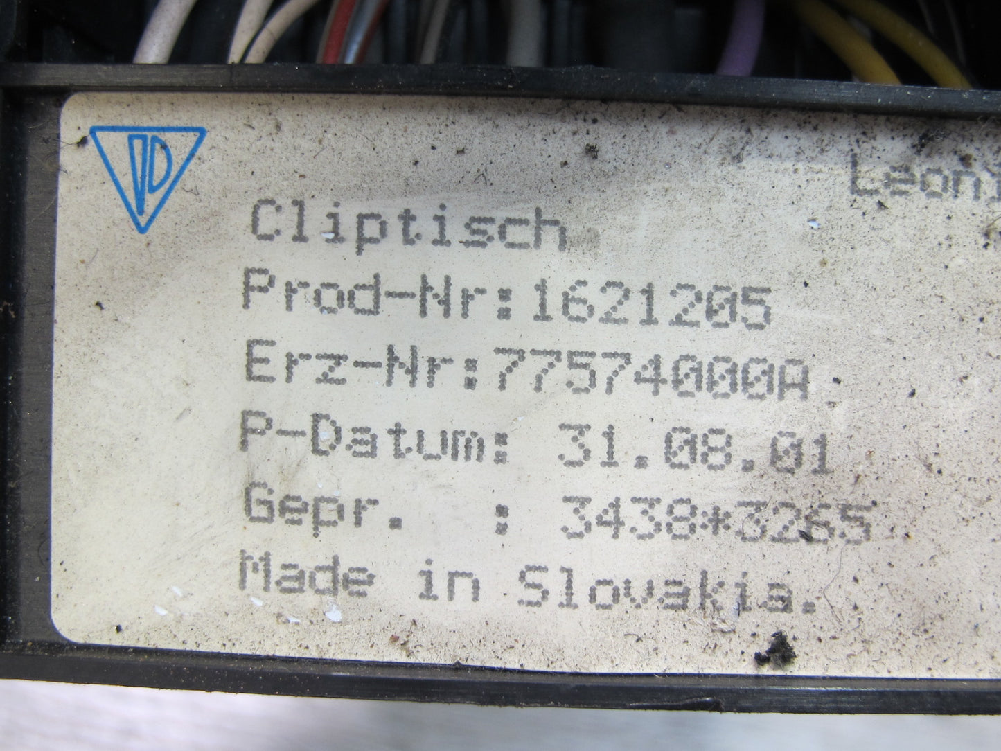 2000-2004 Porsche 911 996 Boxster Fuse Relay Junction Box Module Unit