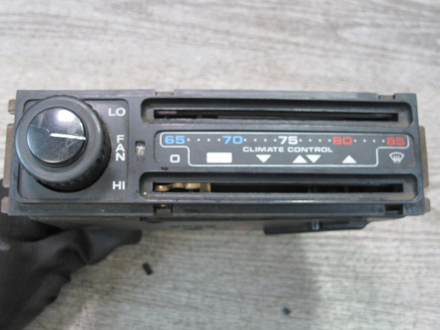 1984-1991 Porsche 928 S A/C Heater Hvac Climate Control Switch Panel w Trim