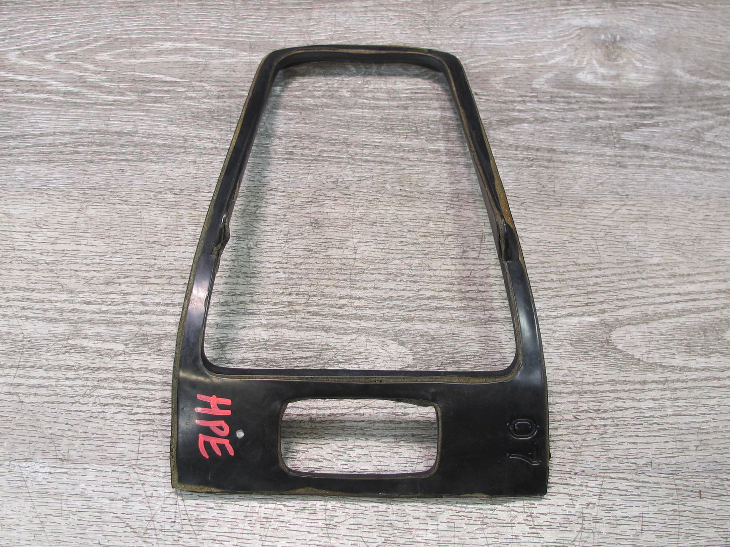 1984-1986 Porsche 928 S Center Console Shifter Trim Cover Panel Black