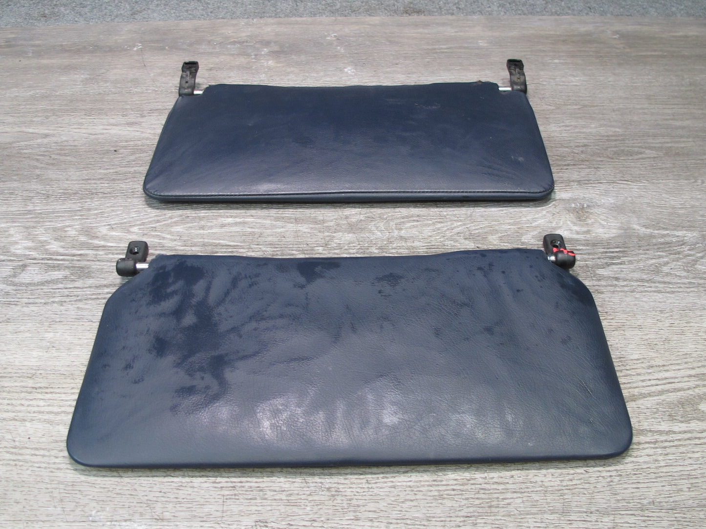 1984-1995 Porsche 928 S Rear Left & Right Side Upper Sun Visor Shade Set Blue