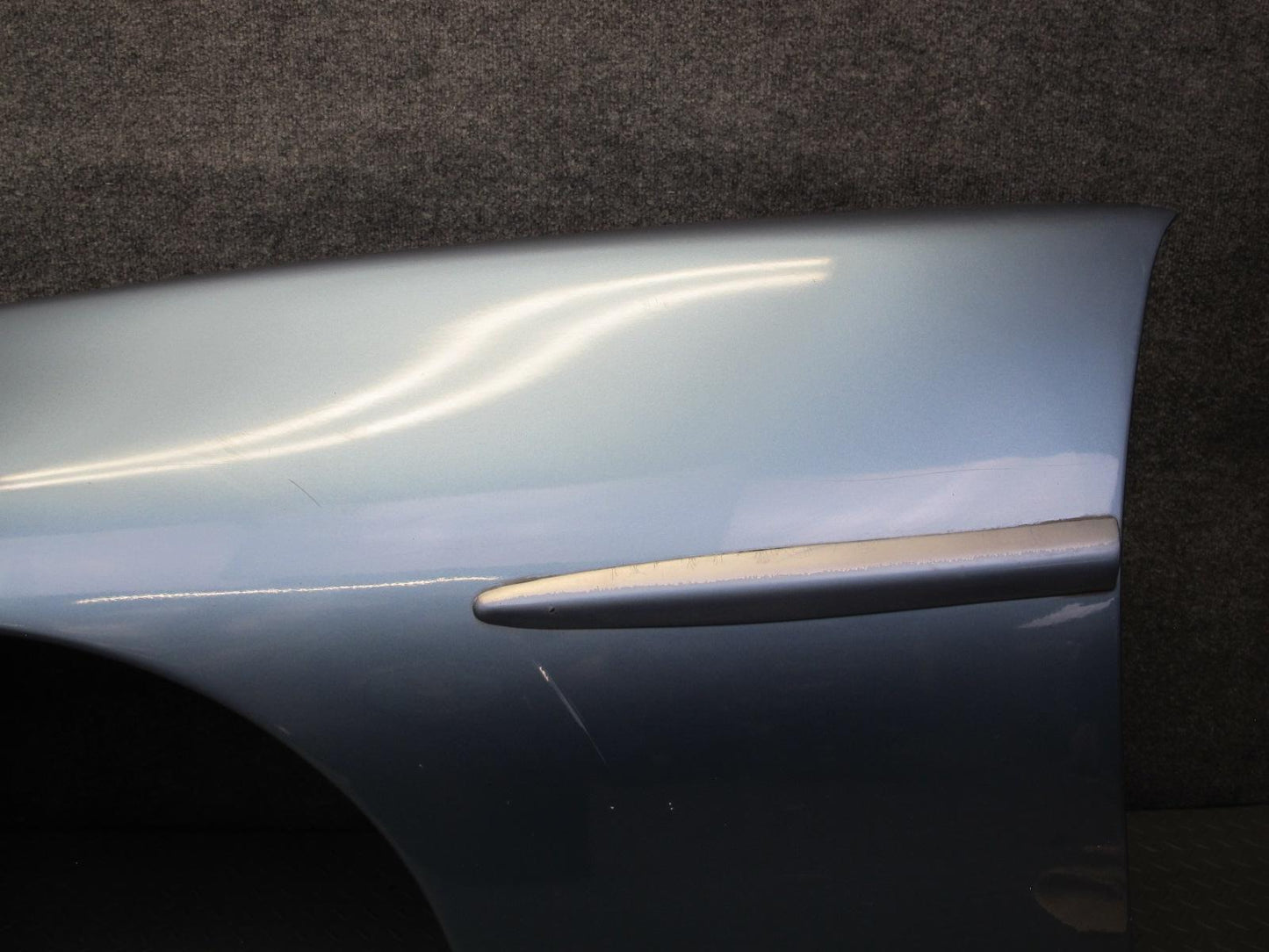 1984-1986 Porsche 928 S Front Left Driver Side Fender Shell Panel Cover Blue