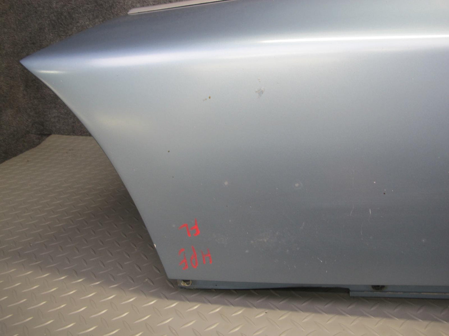 1984-1986 Porsche 928 S Front Left Driver Side Fender Shell Panel Cover Blue