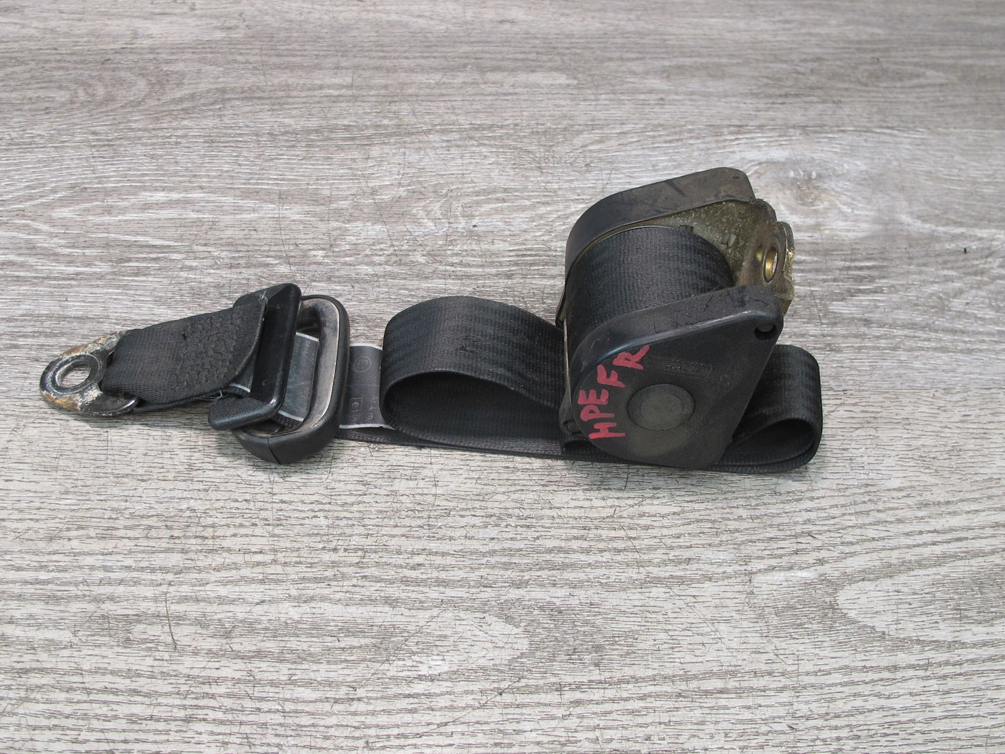 83-86 PORSCHE 928 S FRONT LEFT & RIGHT SIDE SEATBELT RETRACTOR SET OEM