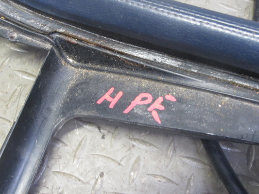 1983-1989 Porsche 928 S MT Front Center Console Shifter Trim Panel Leather Blue